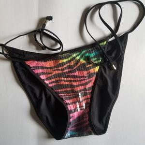 Victorias Secret PINK Bikini Bottom side tie Large